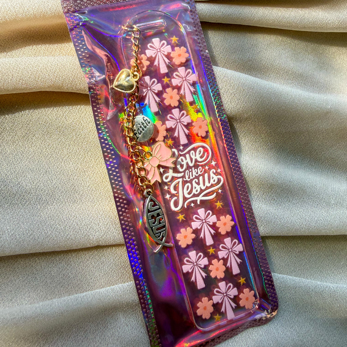 Love like Jesus Bookmark (1) ~ Clear