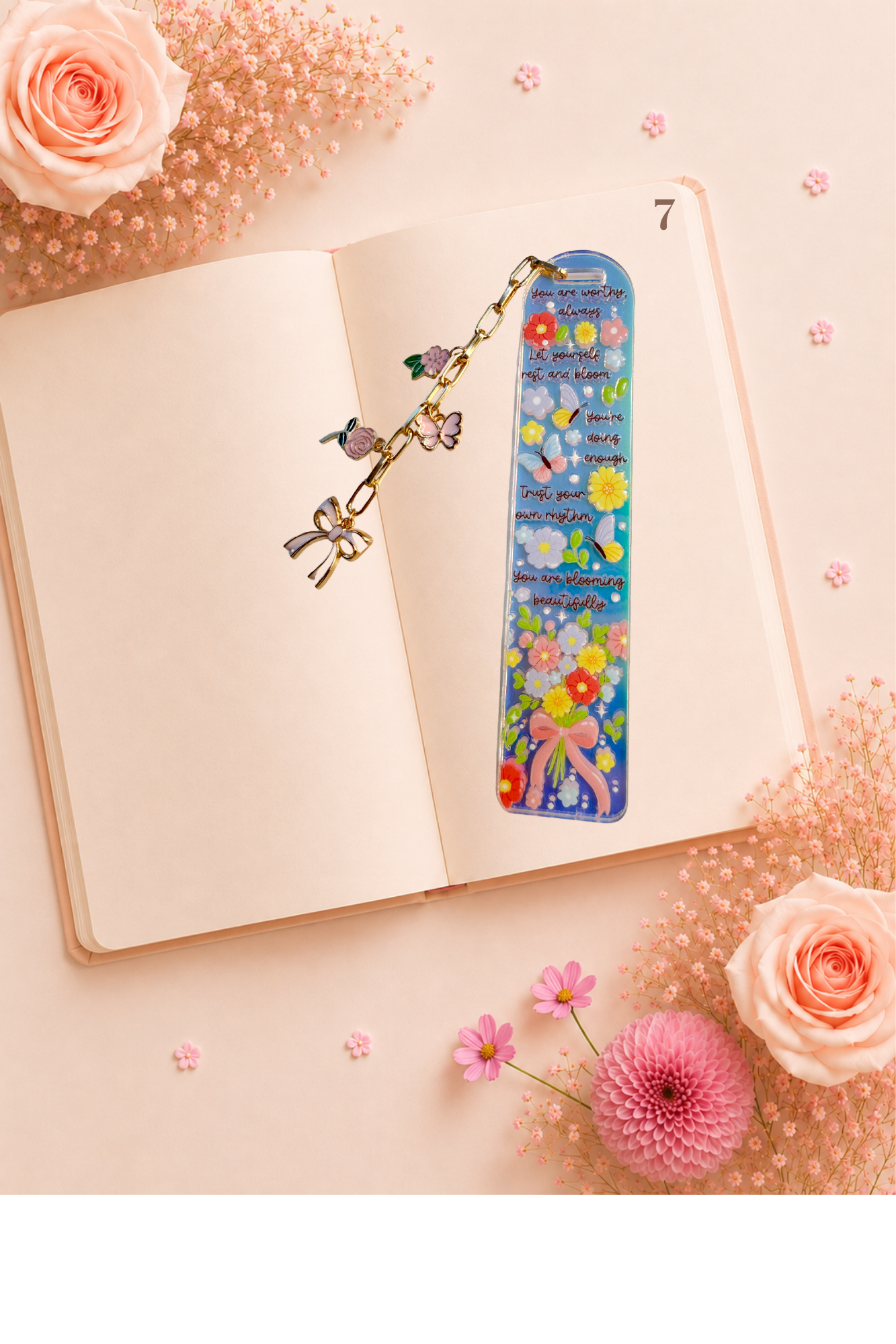 Blooming Reminders Bookmark