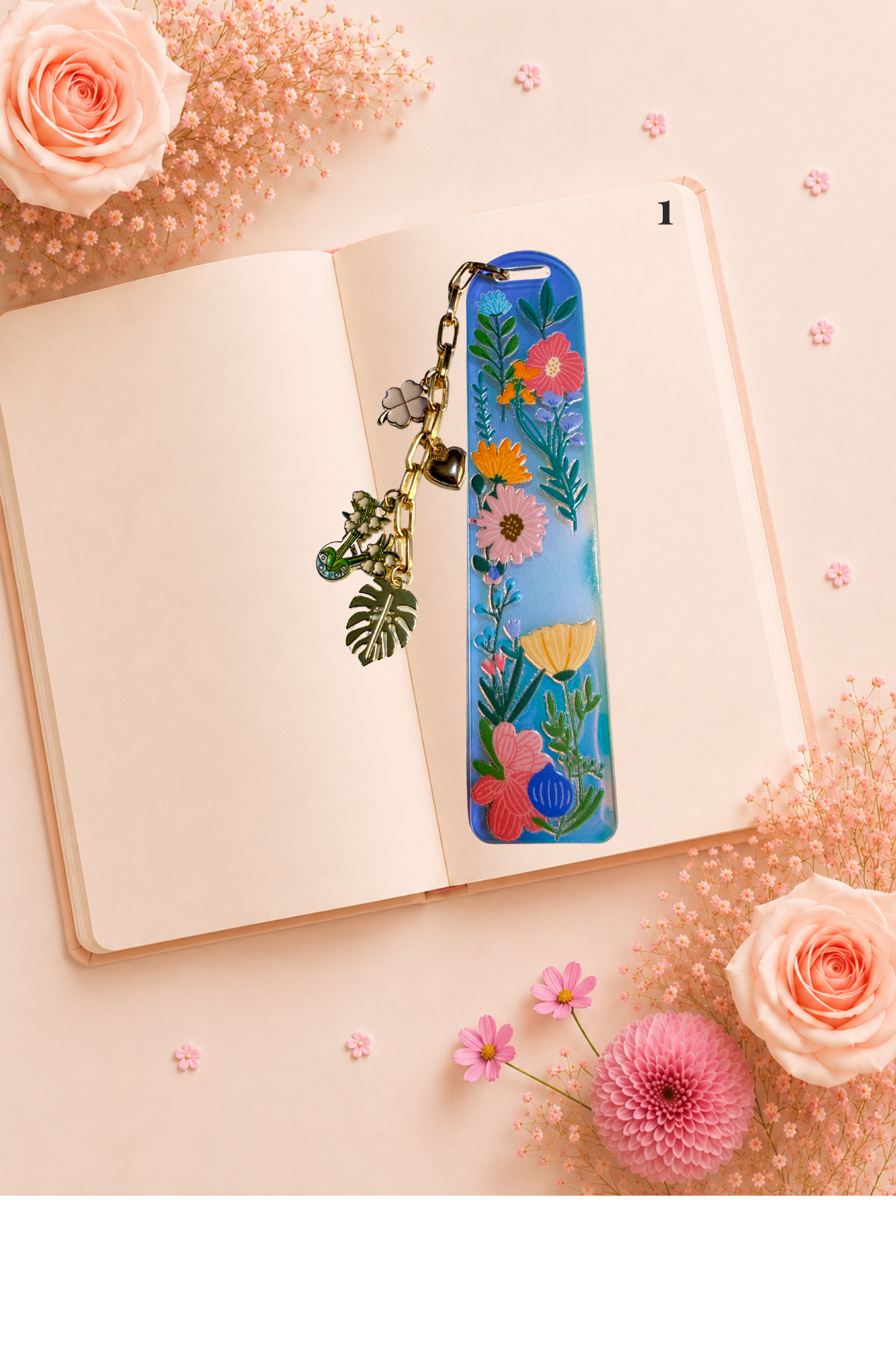 Personalized Blooming Bookmarks