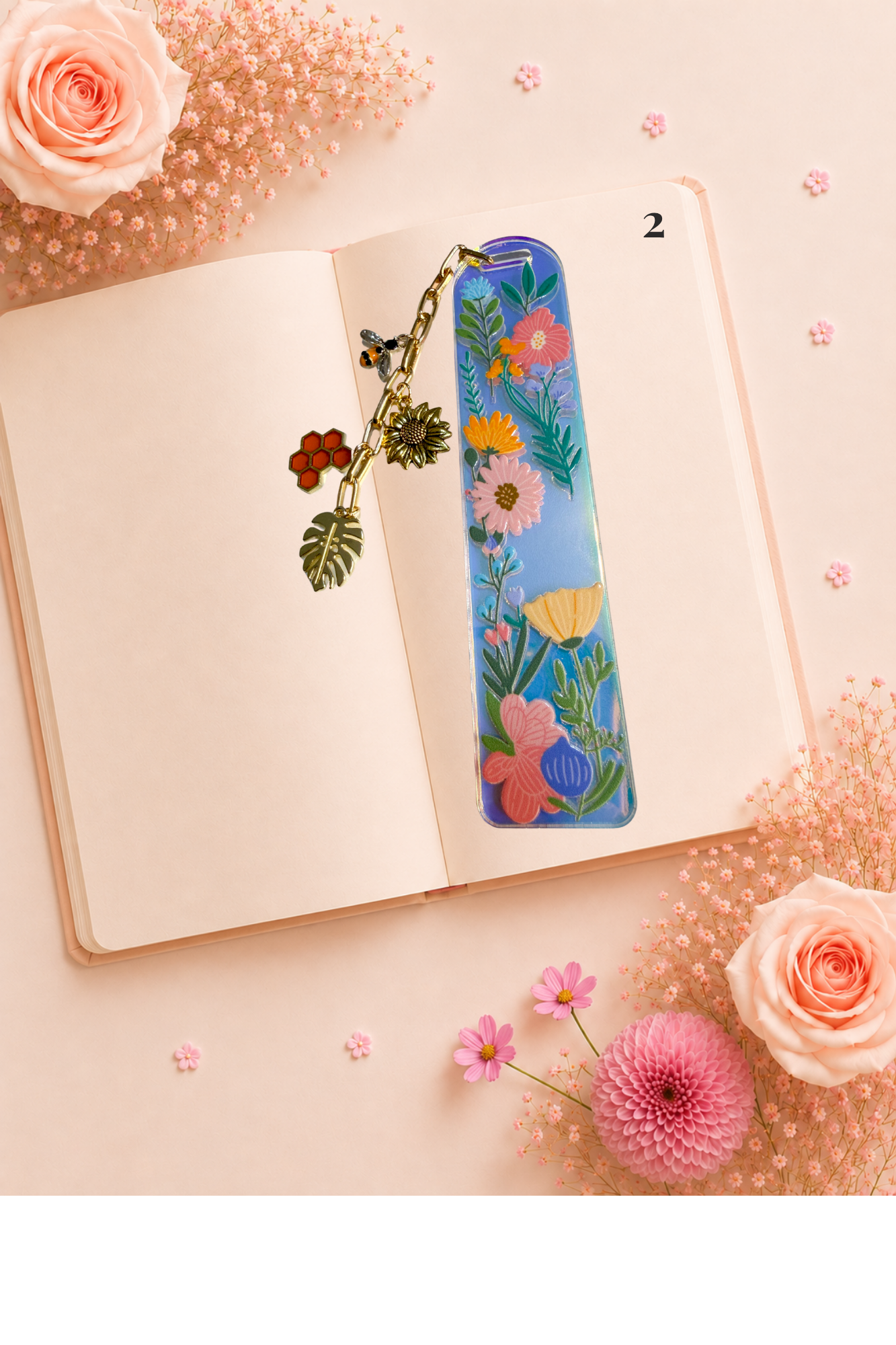 Personalized Blooming Bookmarks