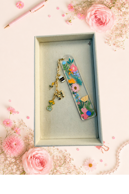 Personalized Blooming Bookmarks