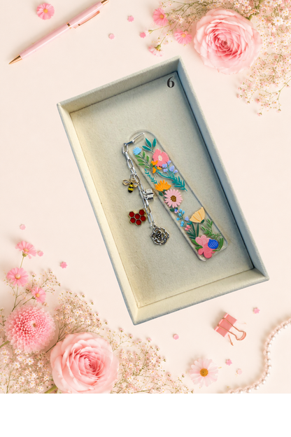 Personalized Blooming Bookmarks