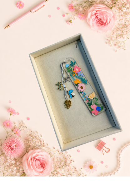 Personalized Blooming Bookmarks