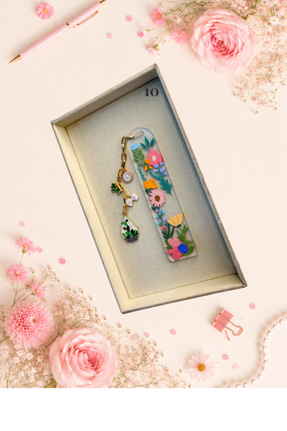 Personalized Blooming Bookmarks