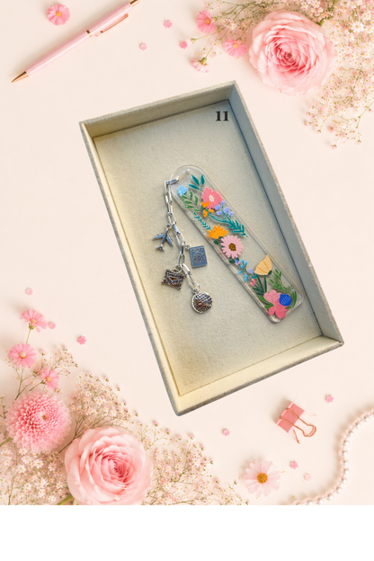 Personalized Blooming Bookmarks