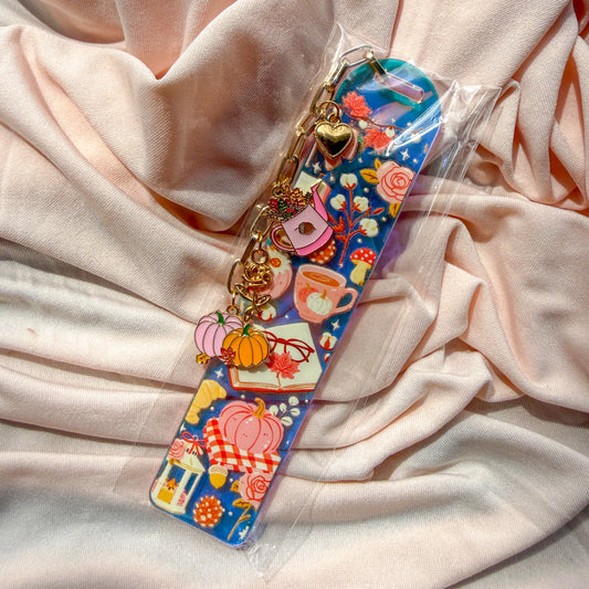 Pink Fall Bookmark (2)