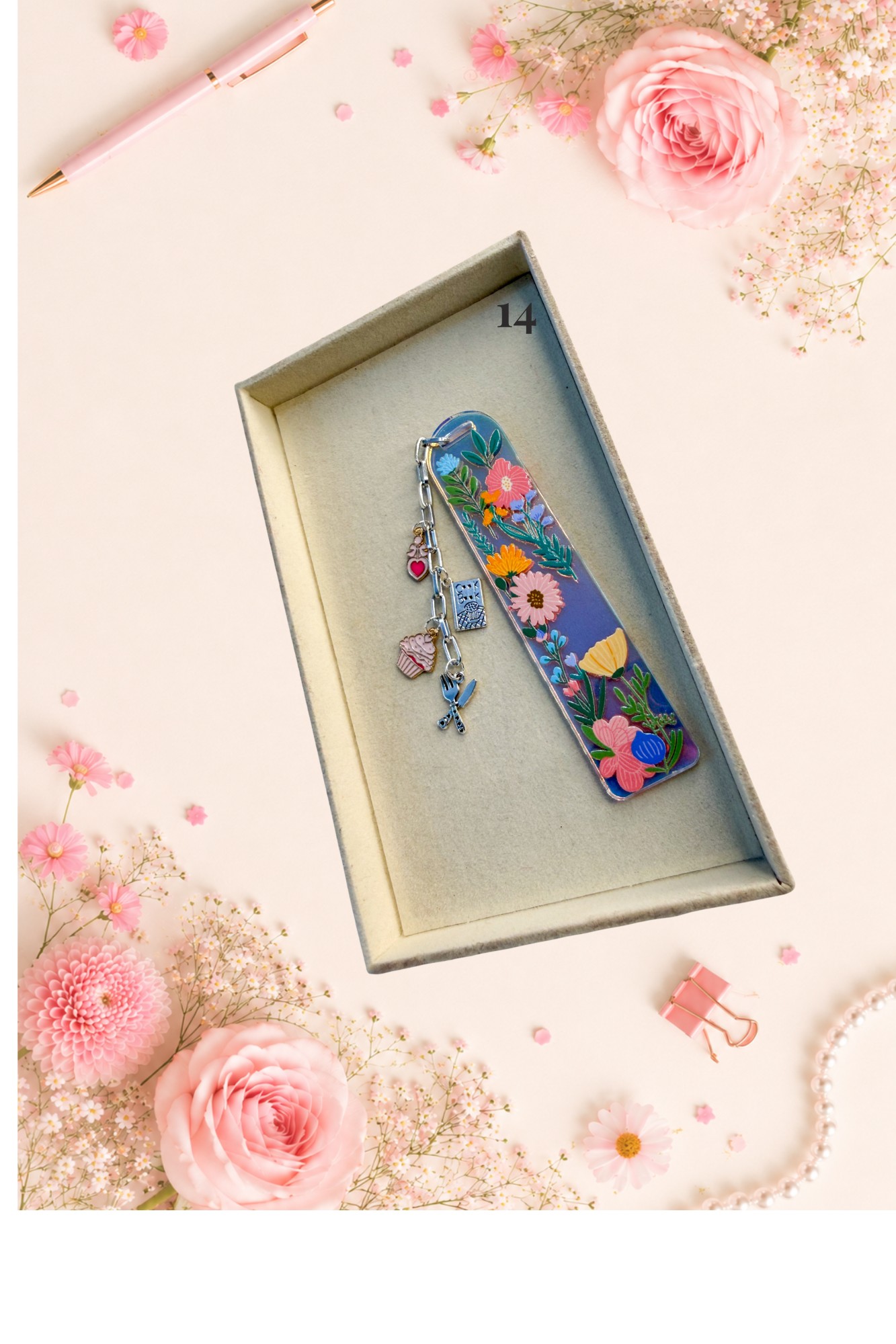 Personalized Blooming Bookmarks