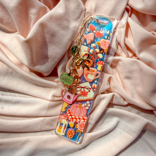 Pink Fall Bookmark (3)