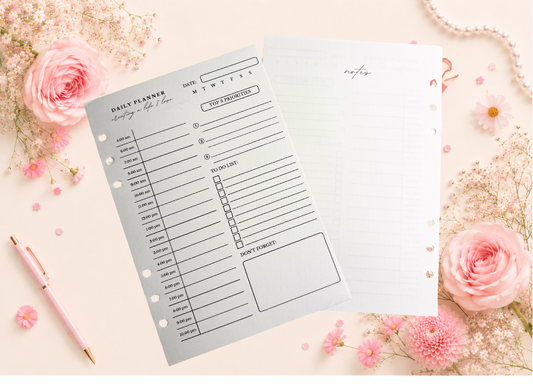 Daily Planning Insert Pages