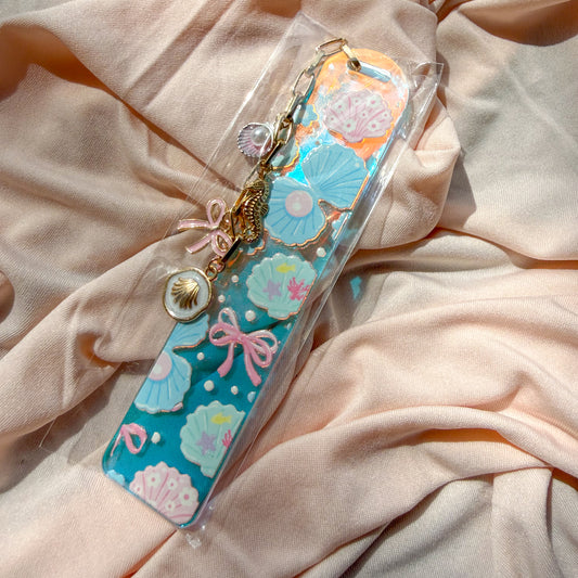 Blue Sea-Themed Bookmark