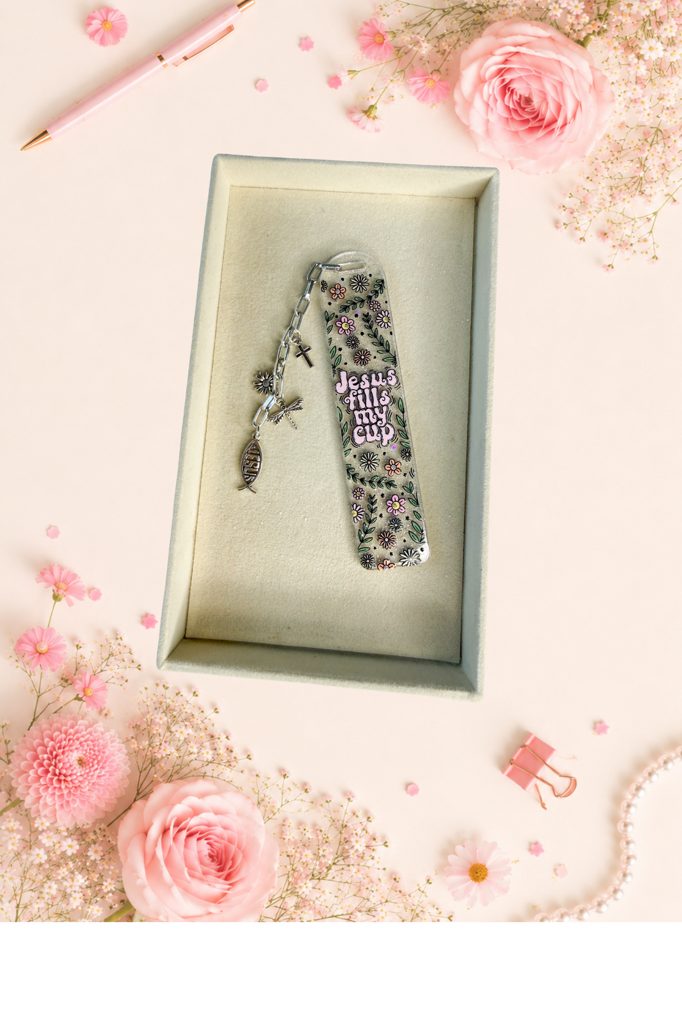 “Jesus fills my cup” Bookmark