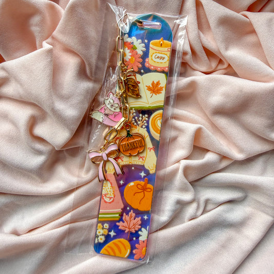 Orange Fall Bookmark (2)