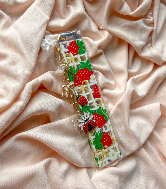 Strawberry Fruit Bookmark
