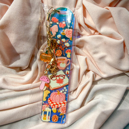 Pink Fall Bookmark (1)