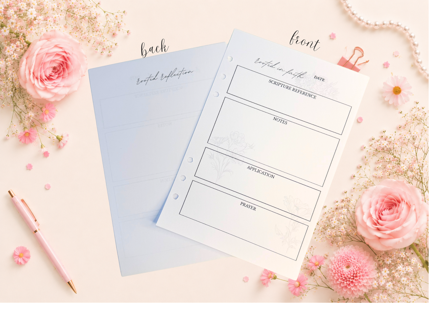 Rooted in Faith Insert Pages