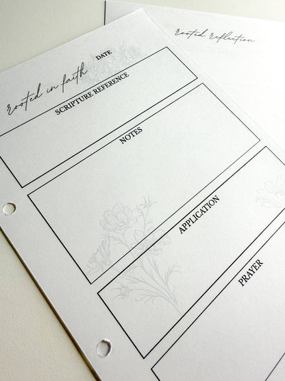 Rooted in Faith Insert Pages