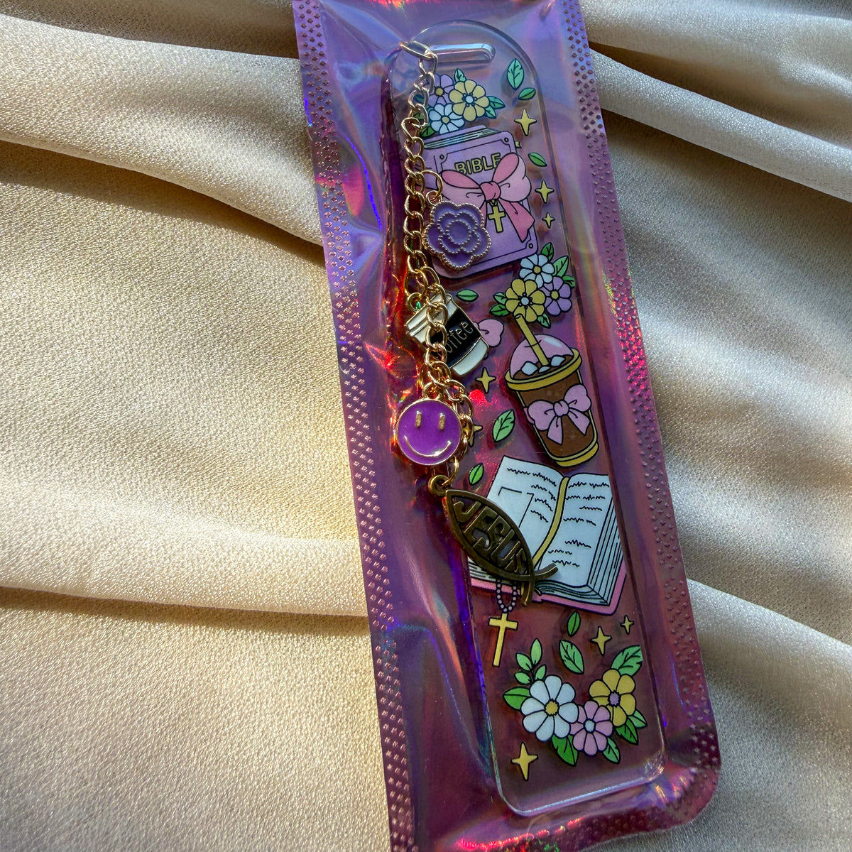 Faith x Bow Bookmark (2) ~ Clear