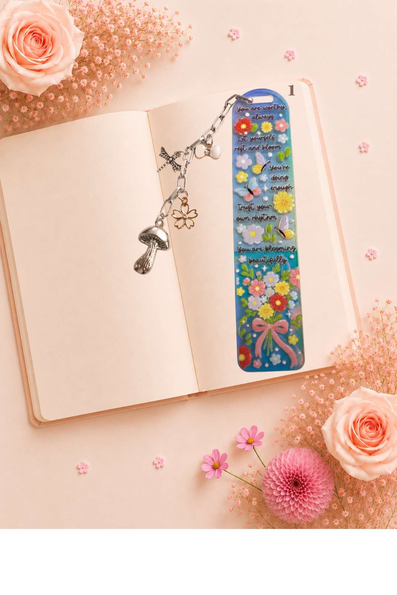 Blooming Reminders Bookmark