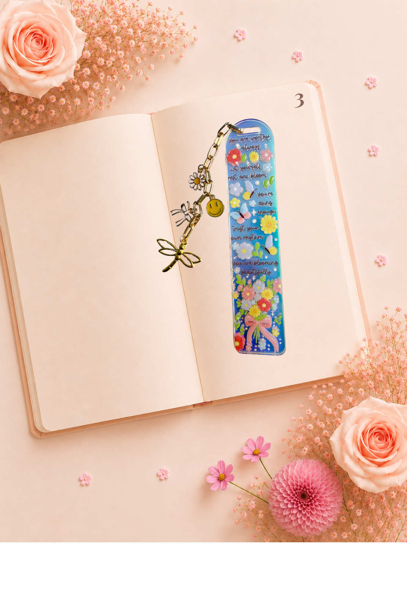 Blooming Reminders Bookmark