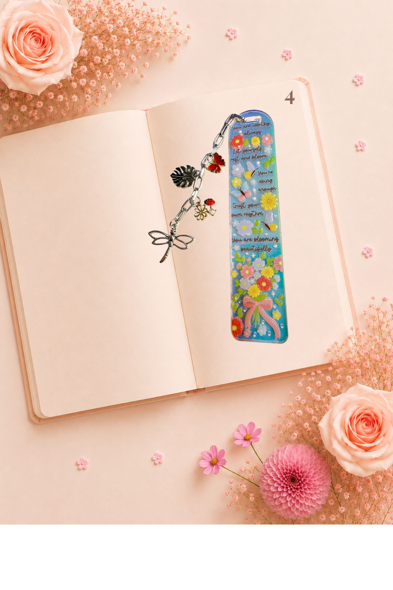 Blooming Reminders Bookmark