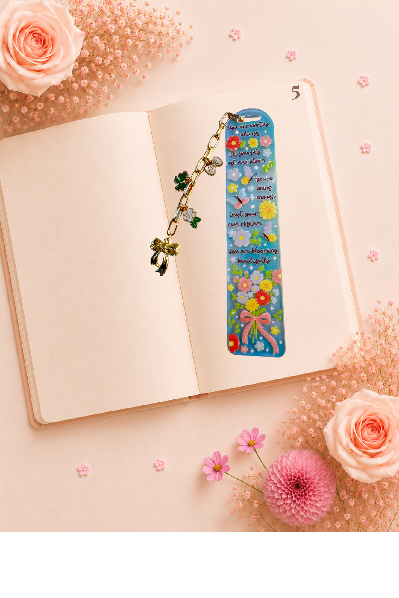 Blooming Reminders Bookmark