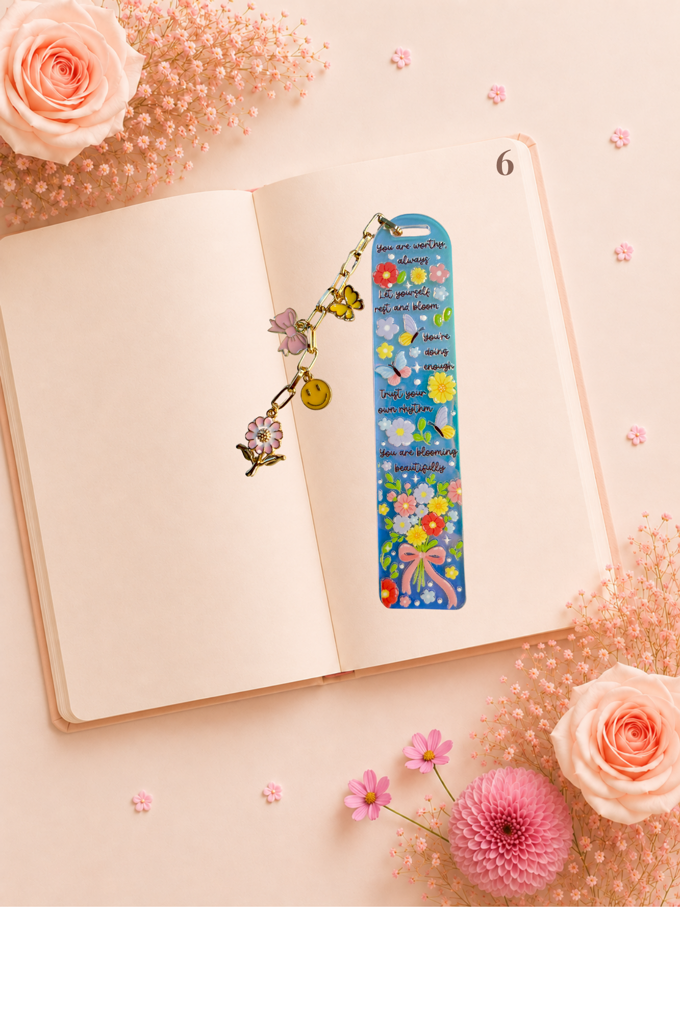 Blooming Reminders Bookmark